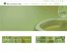 Tablet Screenshot of biolonreco.ca